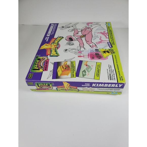 Vintage 1994 Creepy Crawlers Mold Pack Pink Ranger Kimberly Mighty Morphine! - Picture 6 of 7